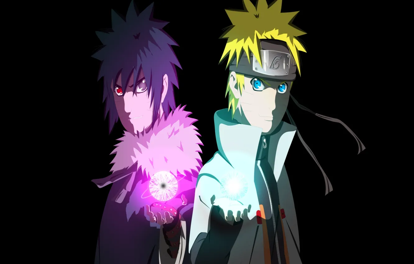Photo wallpaper Naruto, art, rasengan, Menma