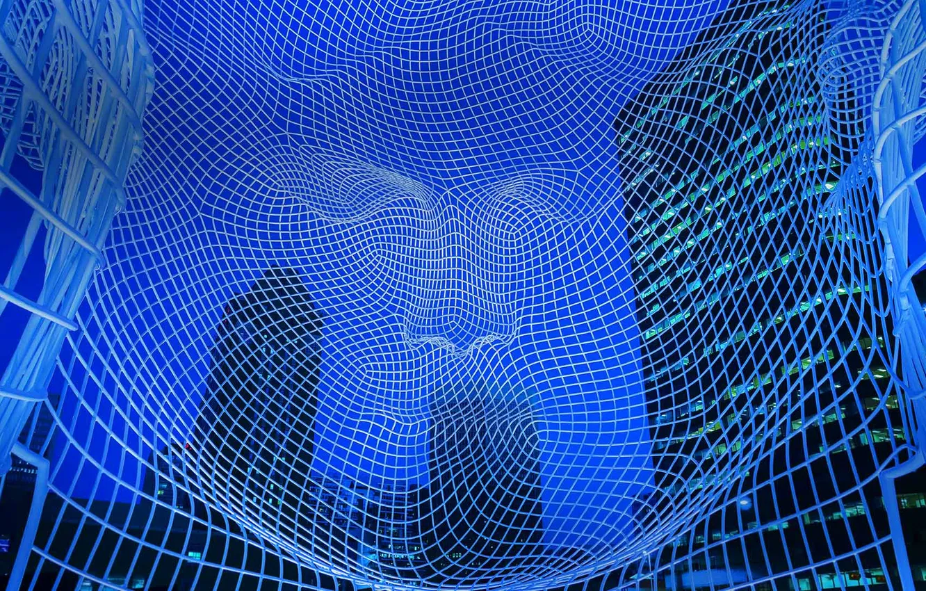 Photo wallpaper Canada, Albert, sculpture, Calgary, Jaume Plensa, Wonderland