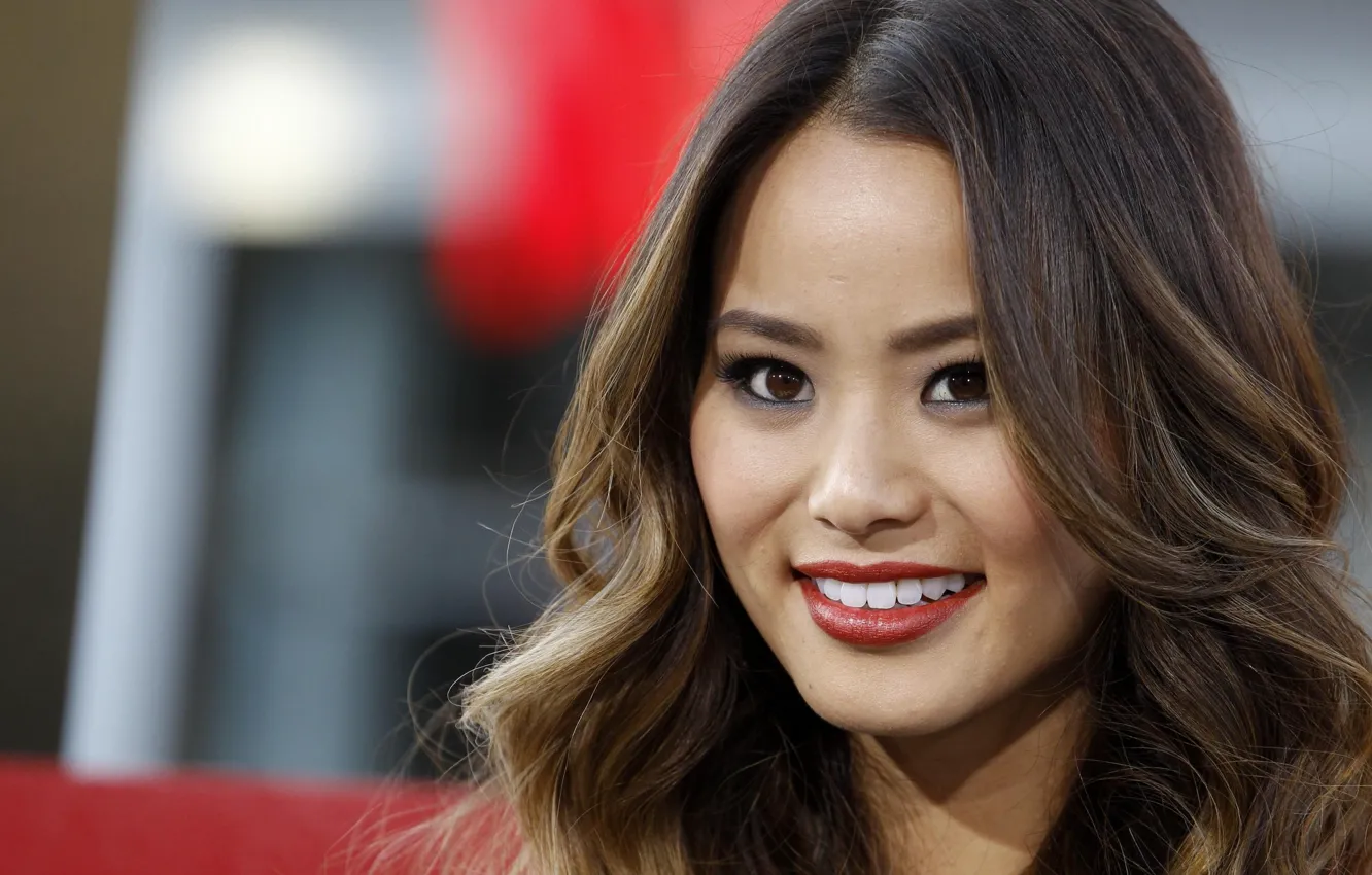 Photo wallpaper look, pose, portrait, actress, brunette, sexy, hair, Jamie Chung