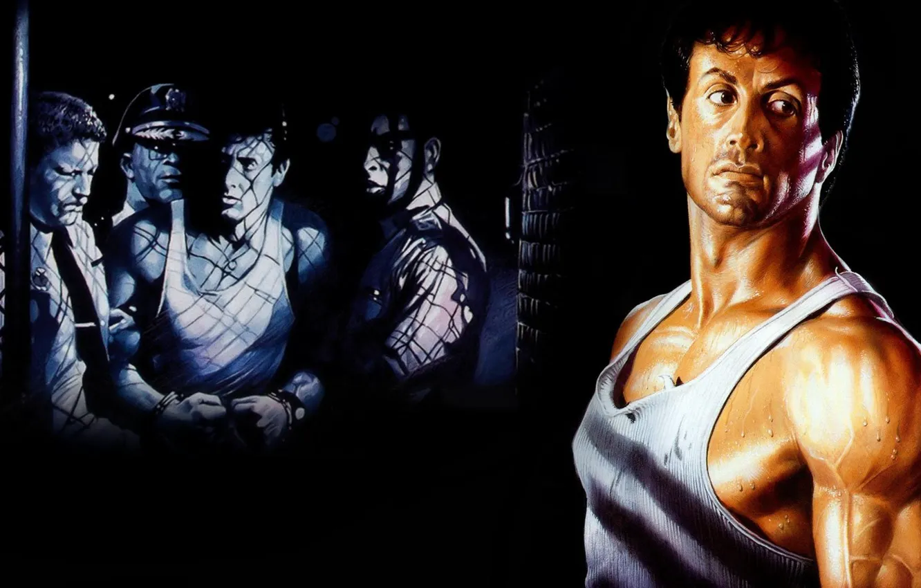 Photo wallpaper Thriller, action, drama, Sylvester Stallone, crime, Lock Up, The Slammer