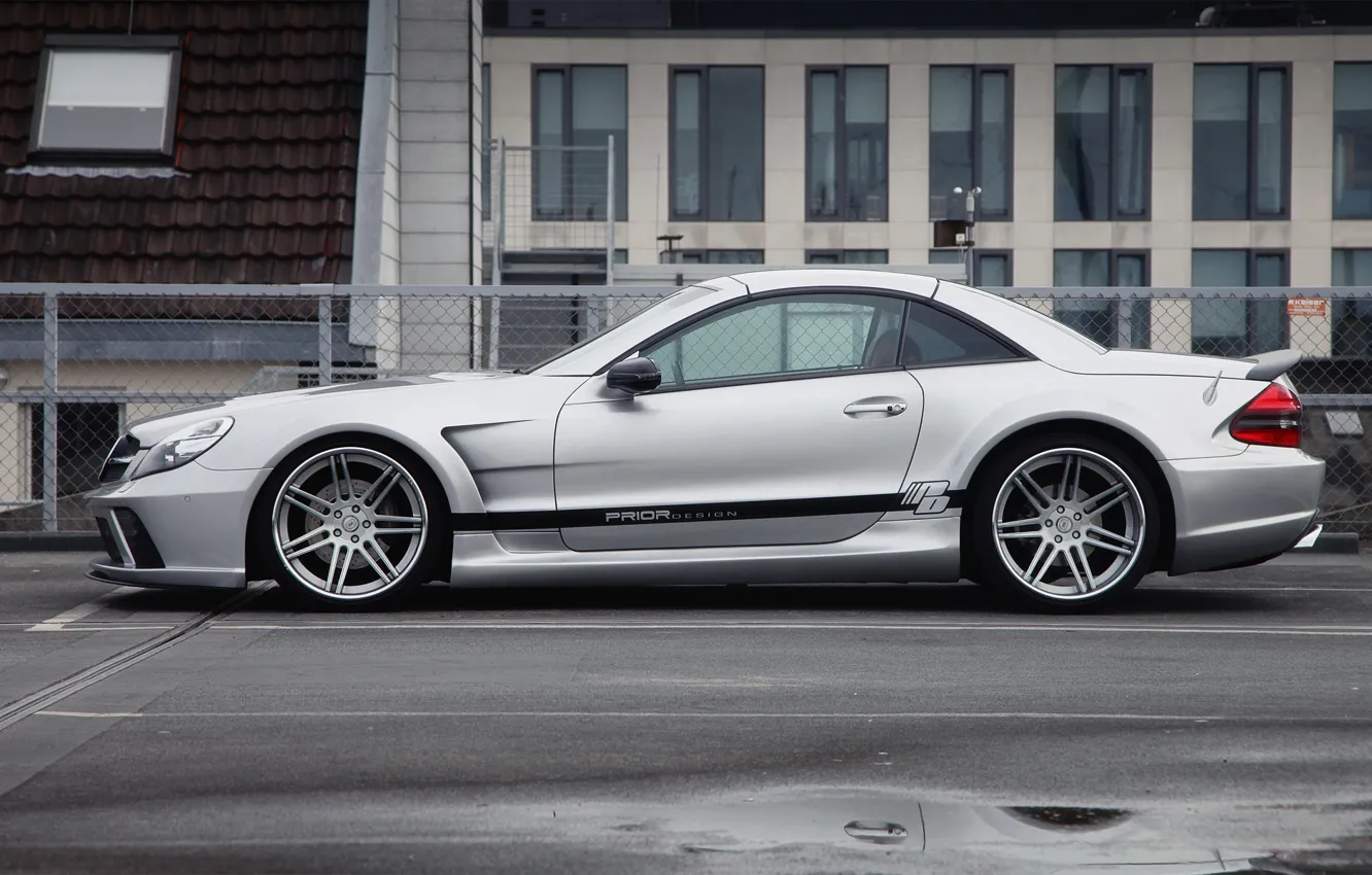 Photo wallpaper Mercedes, Benz, Black Edition, Widebody, Prior