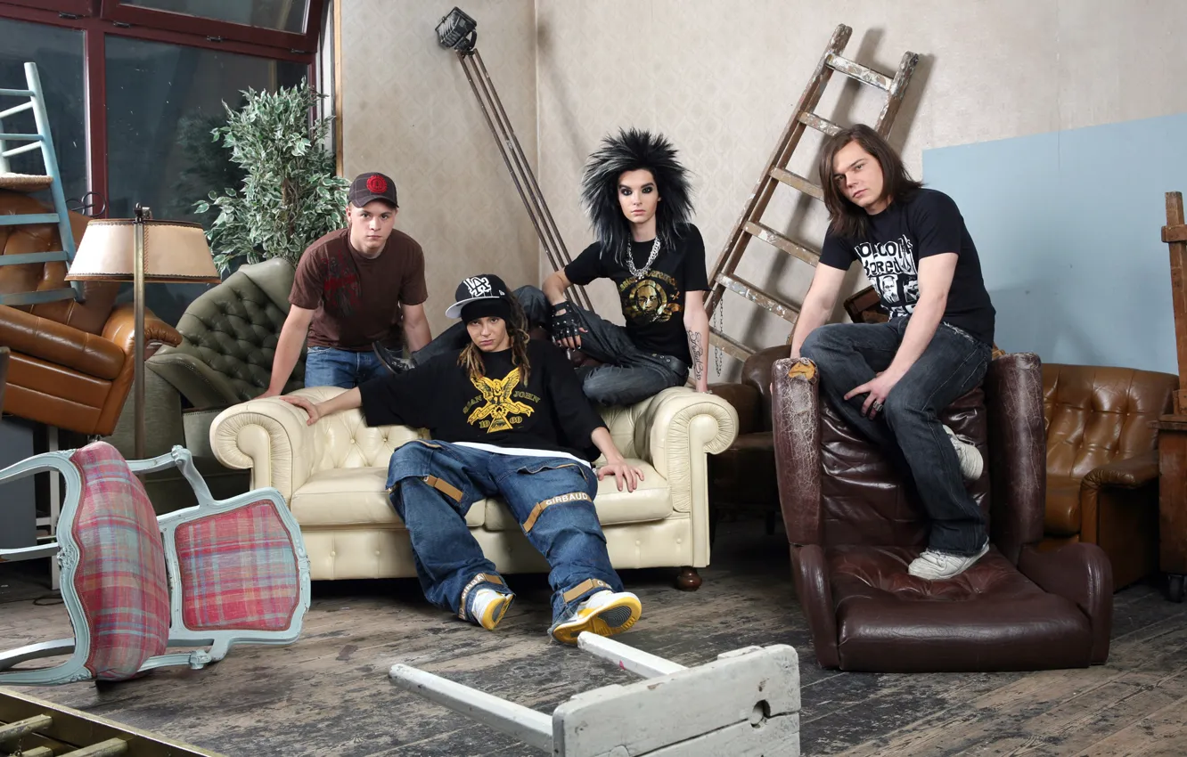 Photo wallpaper music band, pop-rock, tokio hotel