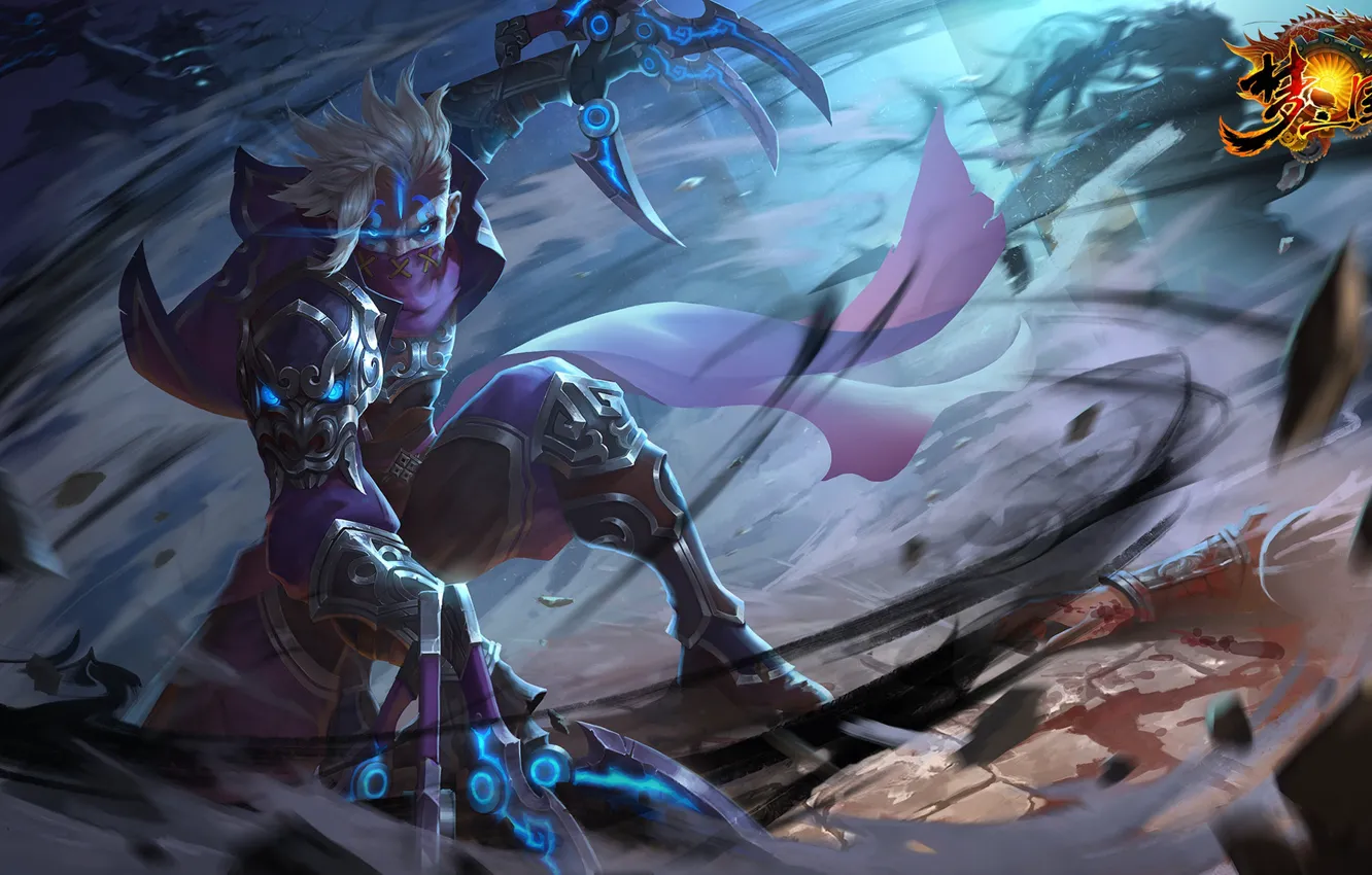 Photo wallpaper the game, fantasy, art, assassin, TONG YAN, Dream country music into the propaganda figure