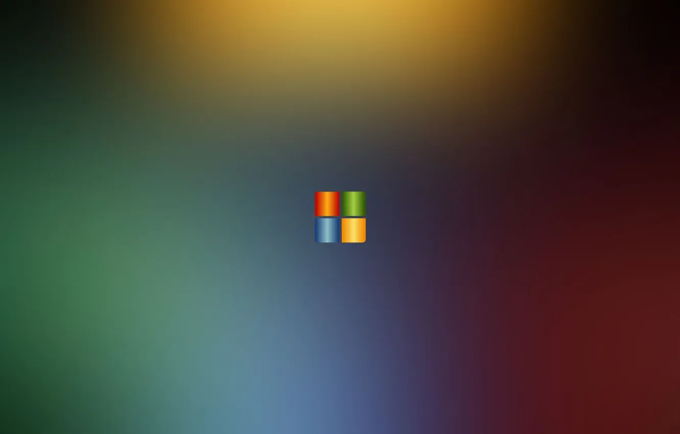 Photo wallpaper abstract, Microsoft, windows, logo, icon