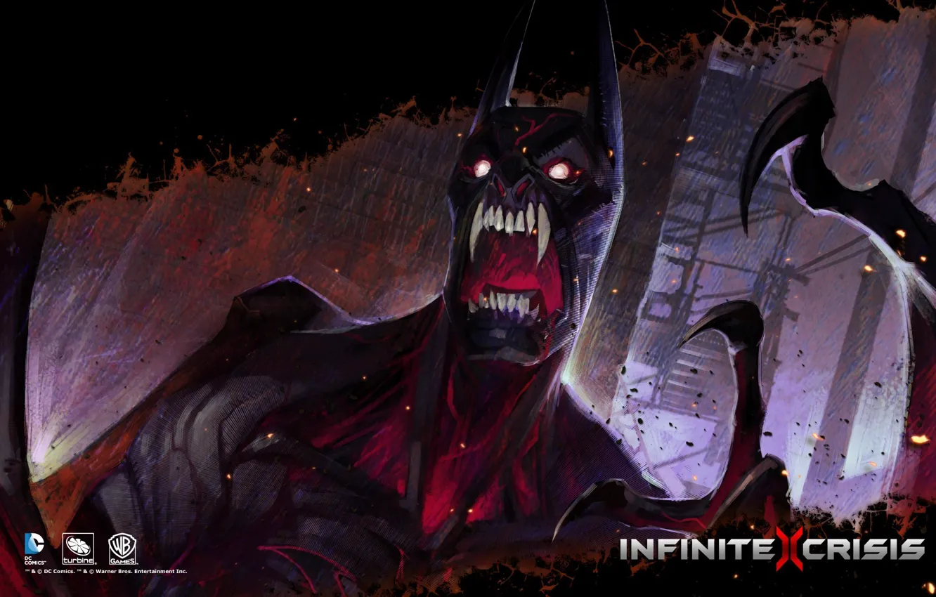 Photo wallpaper DC Comics, Warner Games, Nightmare Batman, infinite crisis