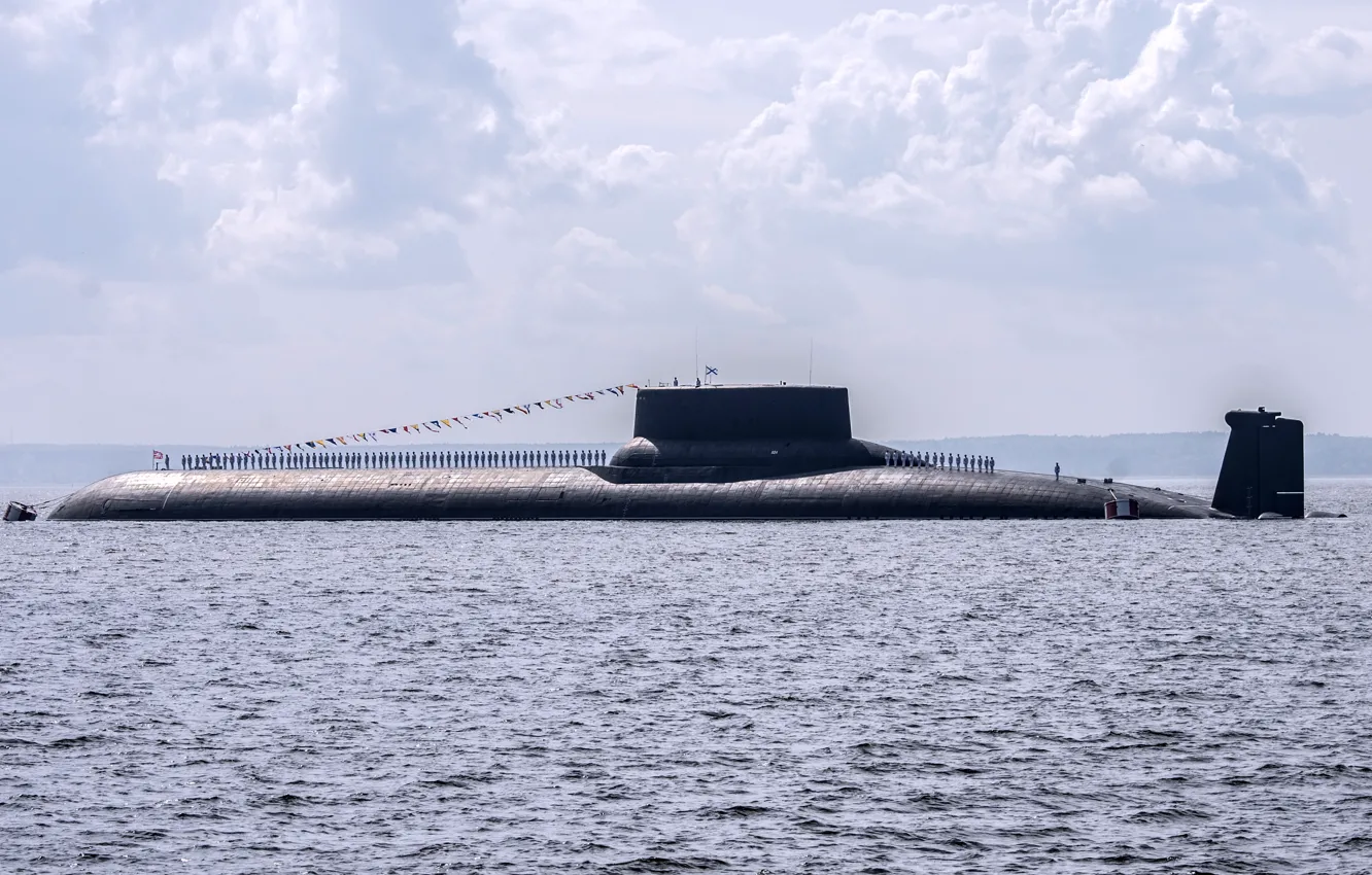 Photo wallpaper submarine, the project 941, Dmitry Donskoy