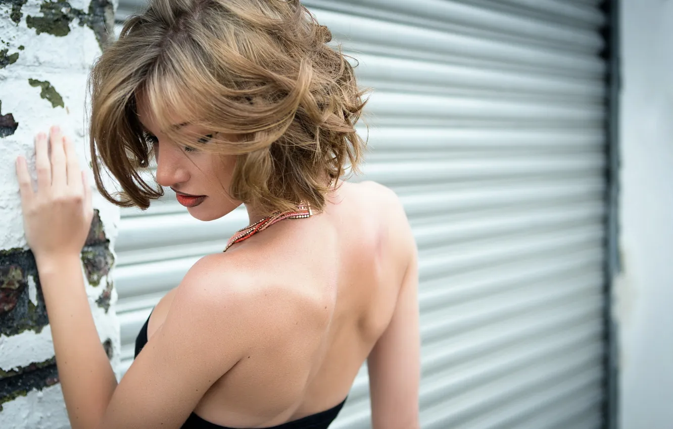 Photo wallpaper girl, pose, Rebecca