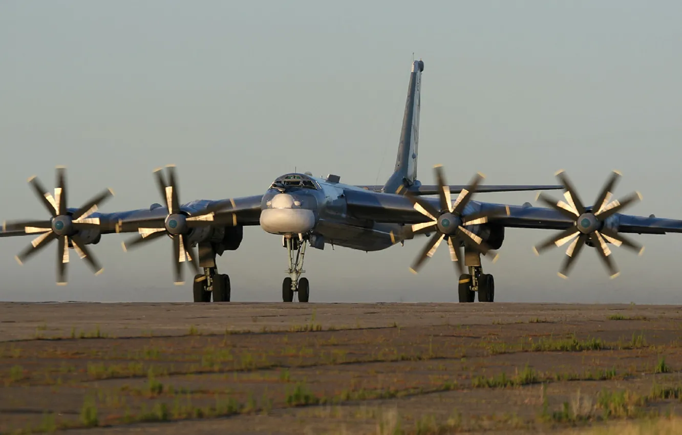 Photo wallpaper bear, bomber, bear, Tupolev, Tu-95MS, Tu-95MS