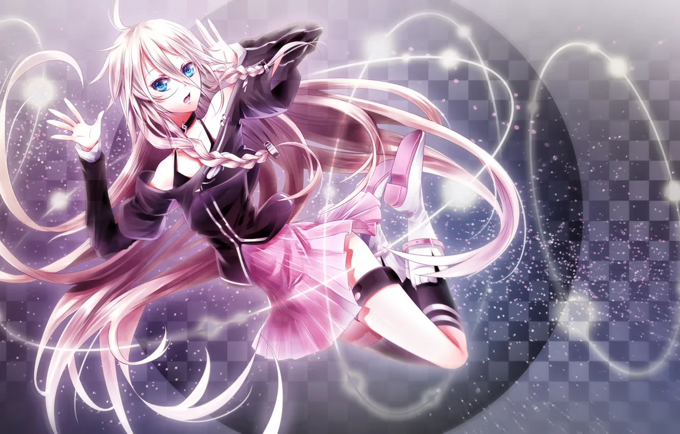 Photo wallpaper look, girl, vocaloid, gesture, Vocaloid, art, ranyun