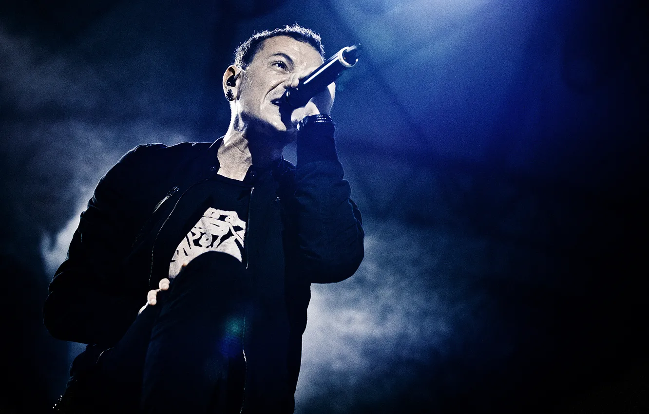 Photo wallpaper singer, Linkin Park, Chester Bennington