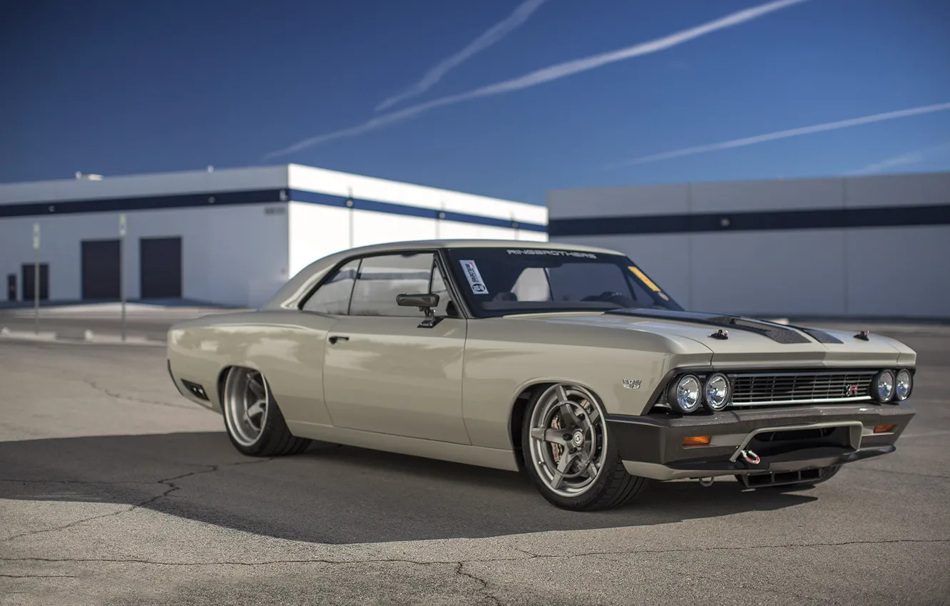 Photo wallpaper Chevrolet, Chevelle, Custom 1966