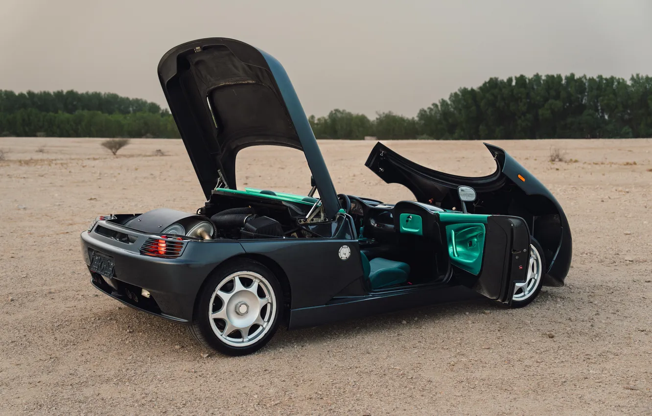 Photo wallpaper supercar, Supercar, 1995, De Tomaso, the only instance, The only instance, De Tomaso Guara Barchetta, …