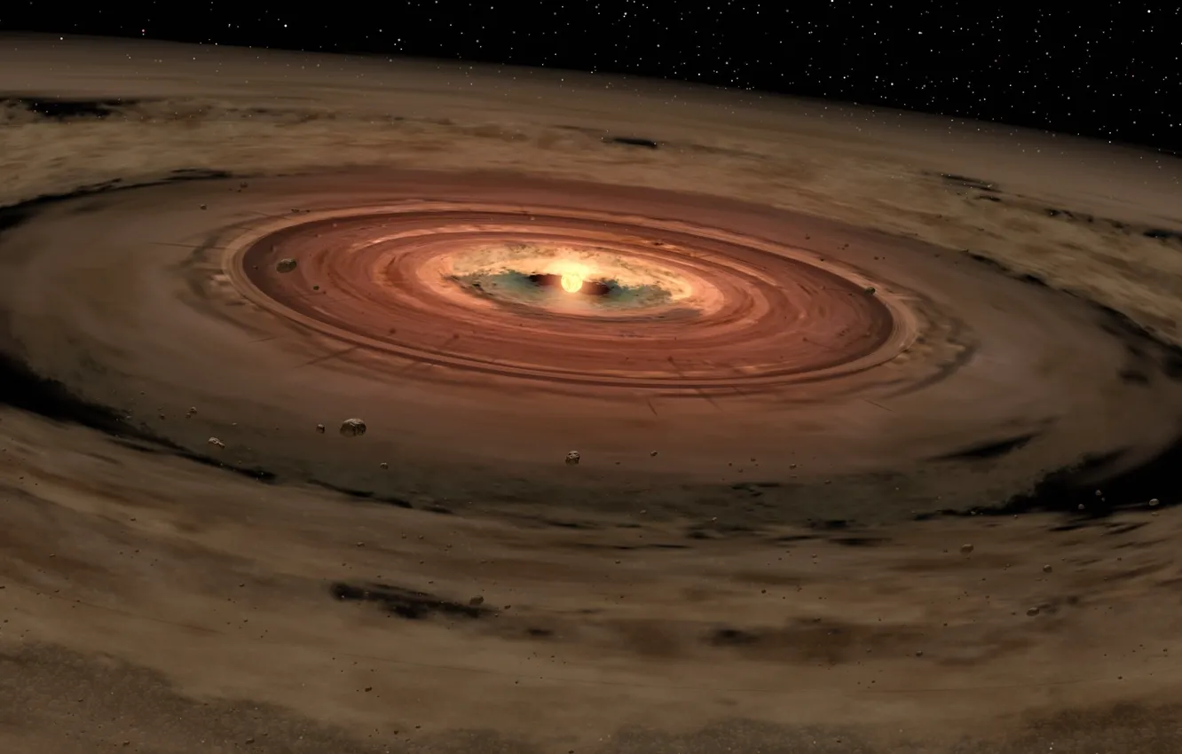 Photo wallpaper stars, galaxy, the origin