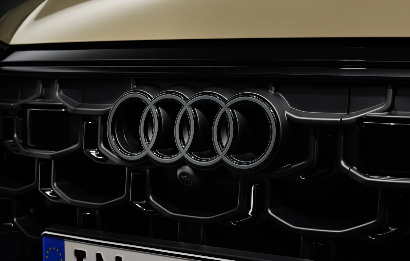 Photo wallpaper Audi, logo, Q8, Audi Q8 2024