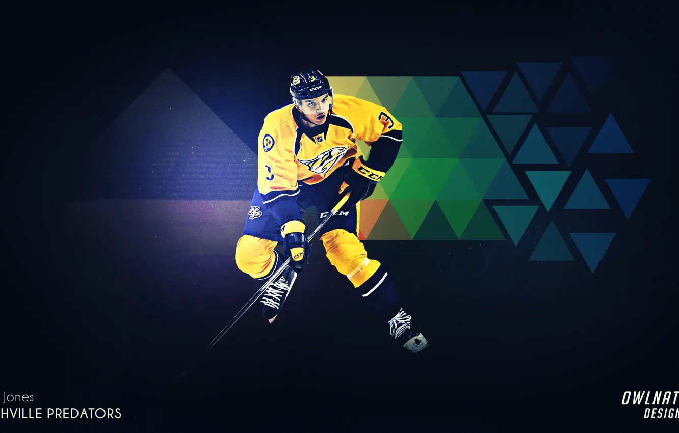 Photo wallpaper NHL, Jones, Nashville, Hockey, Predators, Seth