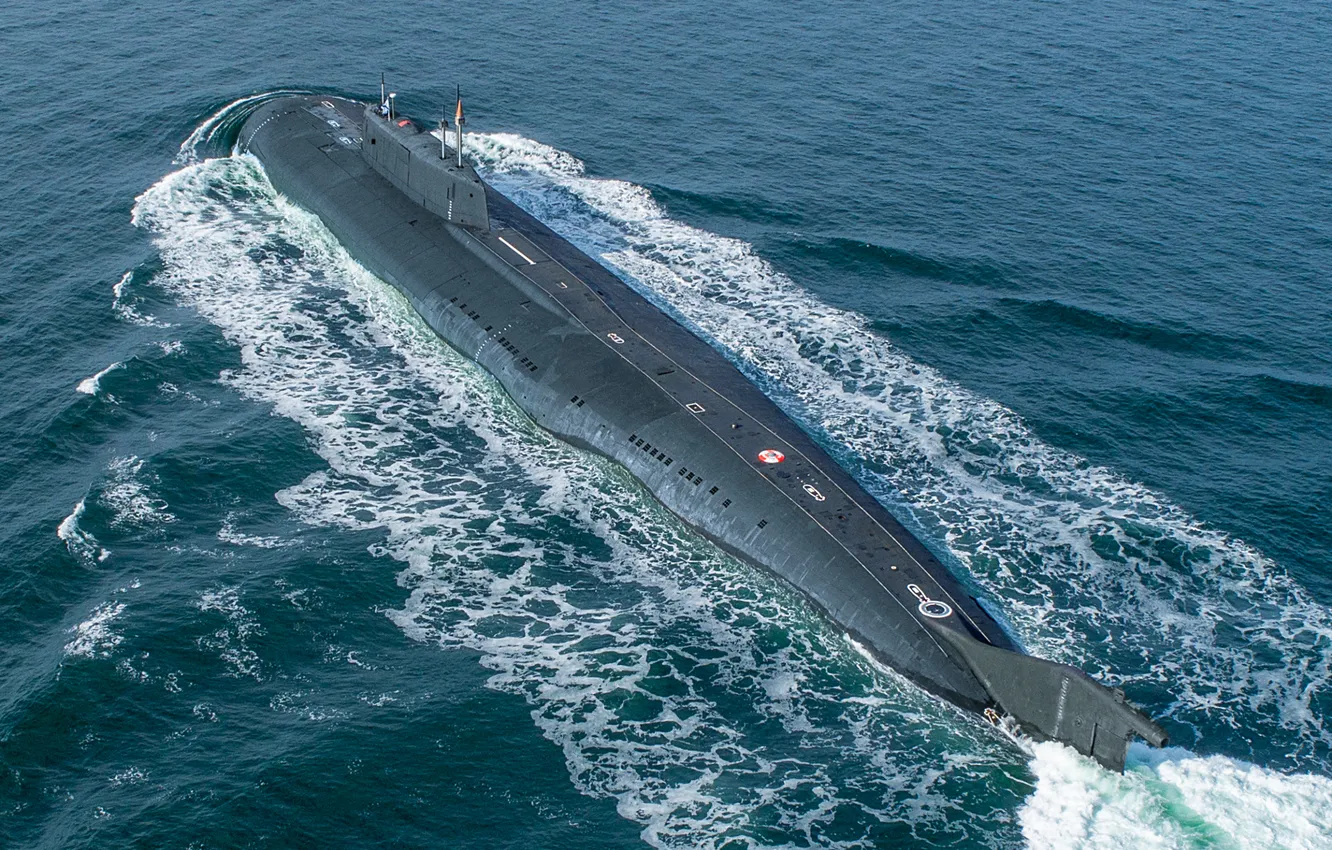 Photo wallpaper eagle, boat, multipurpose, nuclear submarine