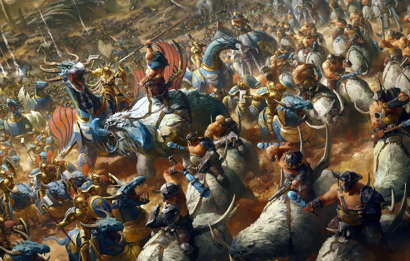 Photo wallpaper Warhammer, Games Workshop, Alforsten, Stanton Feng, Board wargame