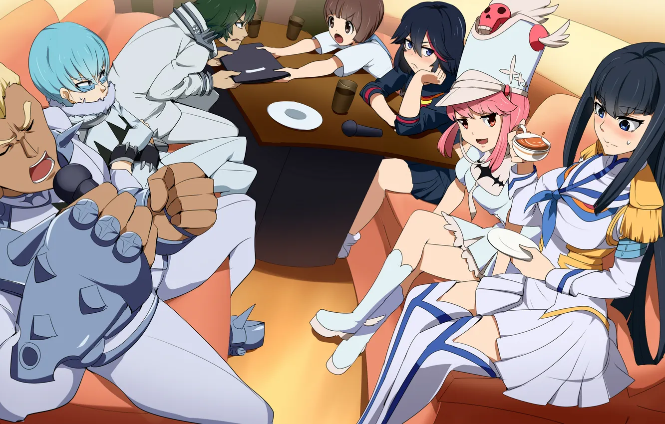 Photo wallpaper art, matoi ryuuko, kiryuu's satsuki, Kill La Kill, My Long Sanageya, Jakuzure Nonon, Gamagoori Ira, …