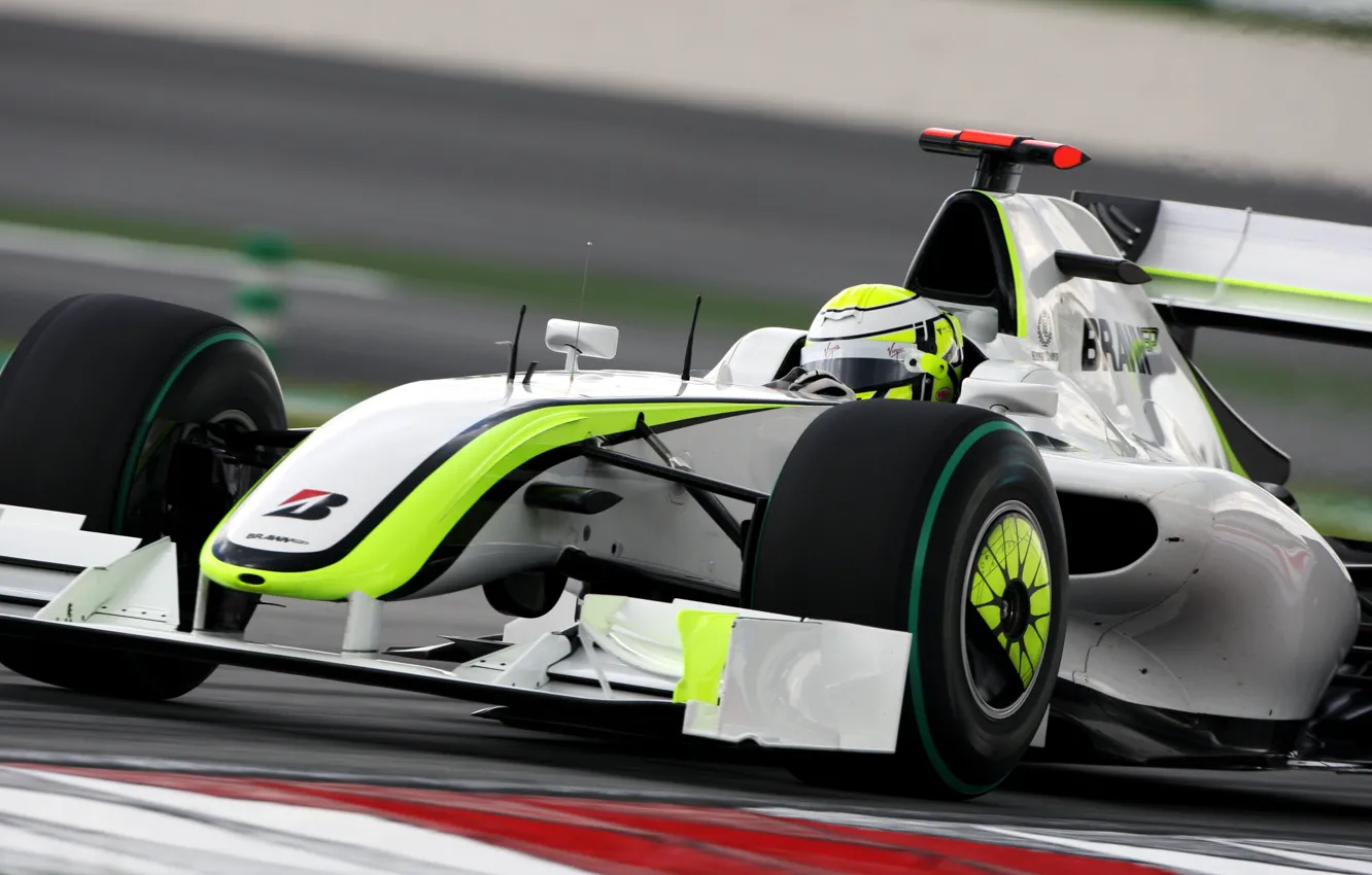 Photo wallpaper Formula 1, Jenson Button, BrawnGP