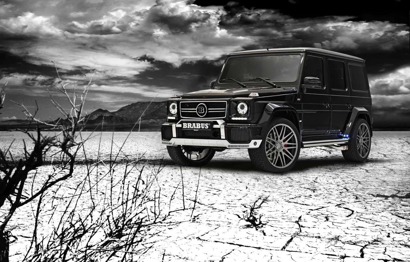 Photo wallpaper Mercedes-Benz, Brabus, Design, AMG, Black, Tuning, G63