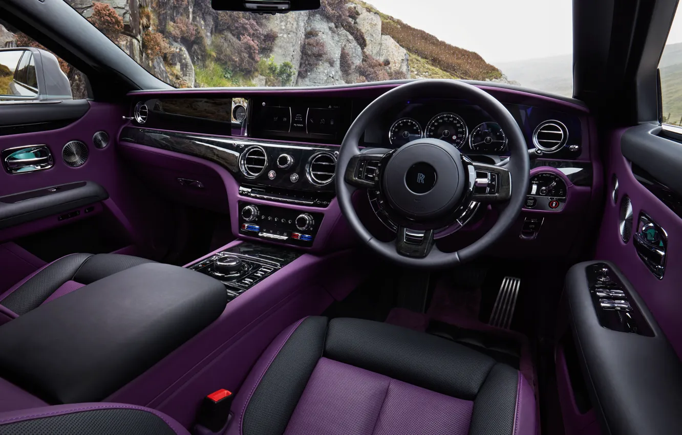 Photo wallpaper interior, Rolls-Royce, Ghost, salon, V12, interior, 2020