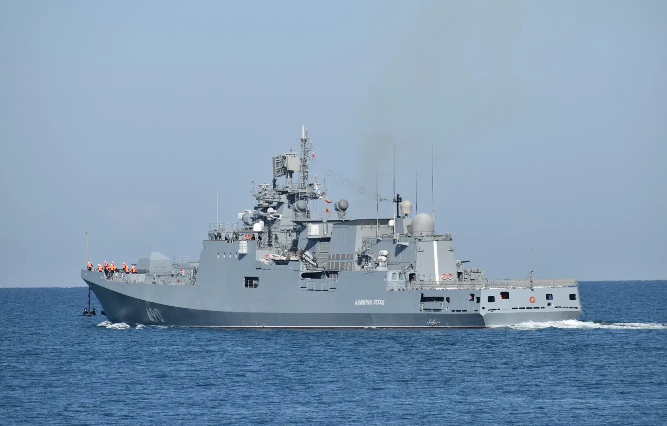 Photo wallpaper ship, guard, the project 11356, Admiral Essen, Author Erne