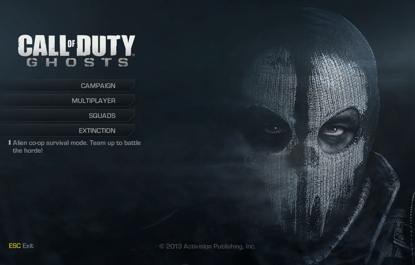 Photo wallpaper Ghost, Logan, Call of Duty Ghost