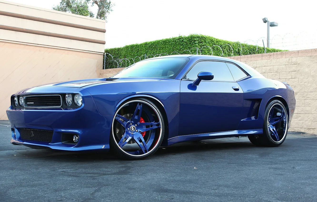 Photo wallpaper Dodge, Challenger, Forgiato