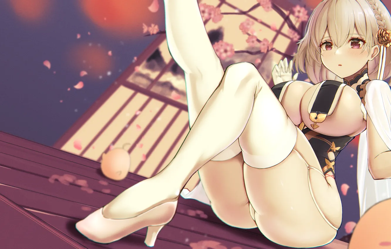 Photo wallpaper breast, Azur Lane, Sirius