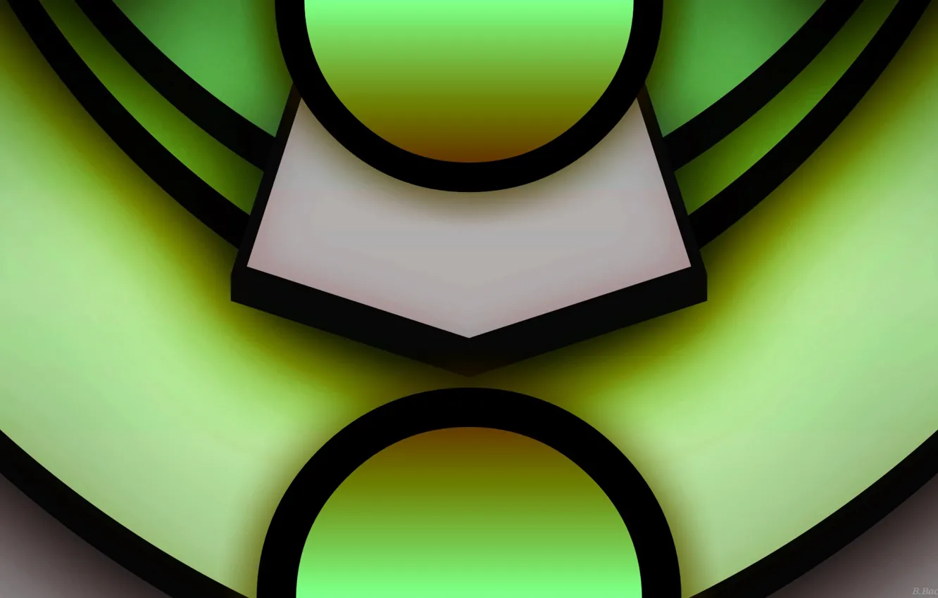 Photo wallpaper gradient, backlight, figure