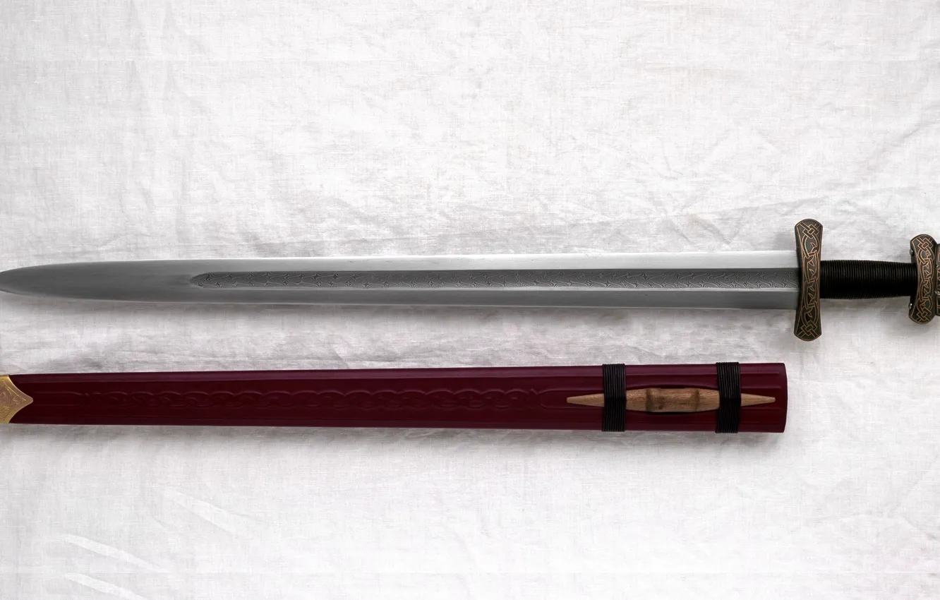 Photo wallpaper Sword, Sheath, A Carolingian, Gjermundbu