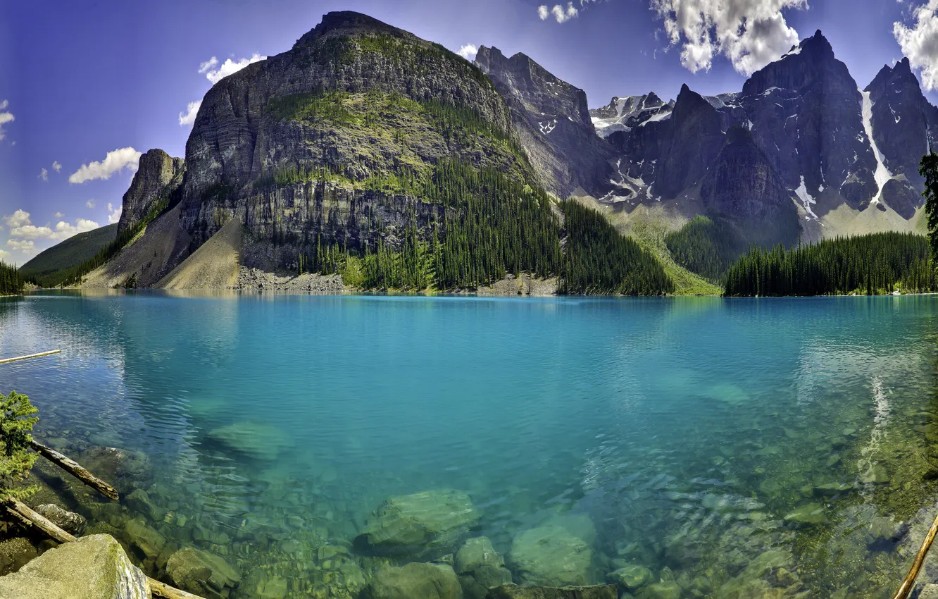 Photo wallpaper water, landscape, mountains, nature, lake, nature