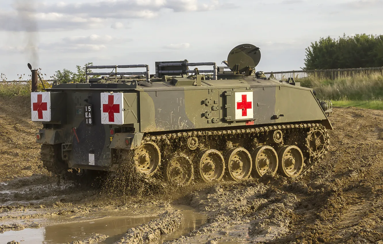 Photo wallpaper army, technique, medical, tracked armored personnel carrier