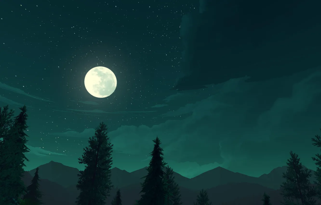 Photo wallpaper the game, horror, horror, PS4, quest, Firewatch