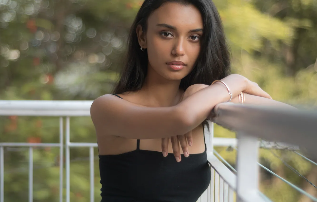 Photo wallpaper girl, hot, sexy, eyes, smile, beautiful, model, beauty