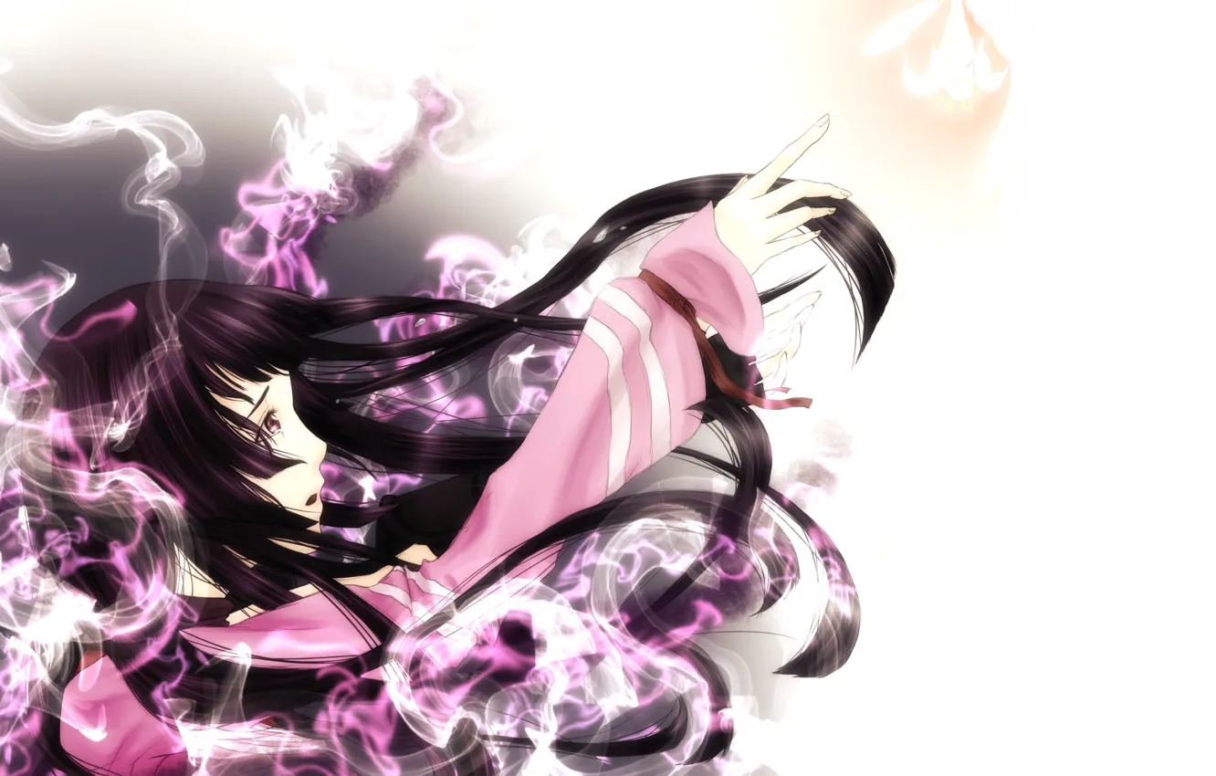 Photo wallpaper Lily, girl, Sengoku Basara, The Era Of Unrest
