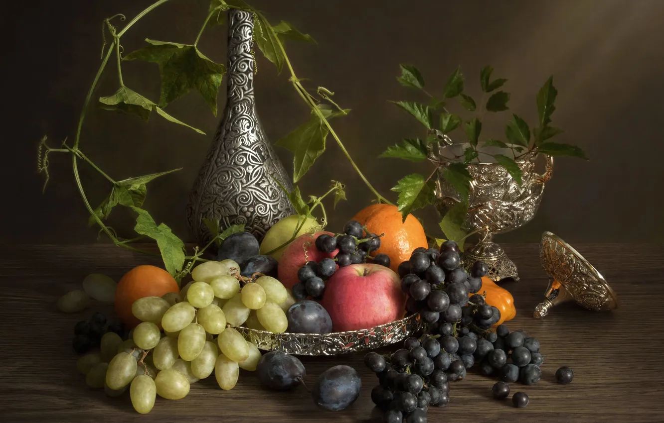 Photo wallpaper fruit, still life, setting, Vera Lopatina