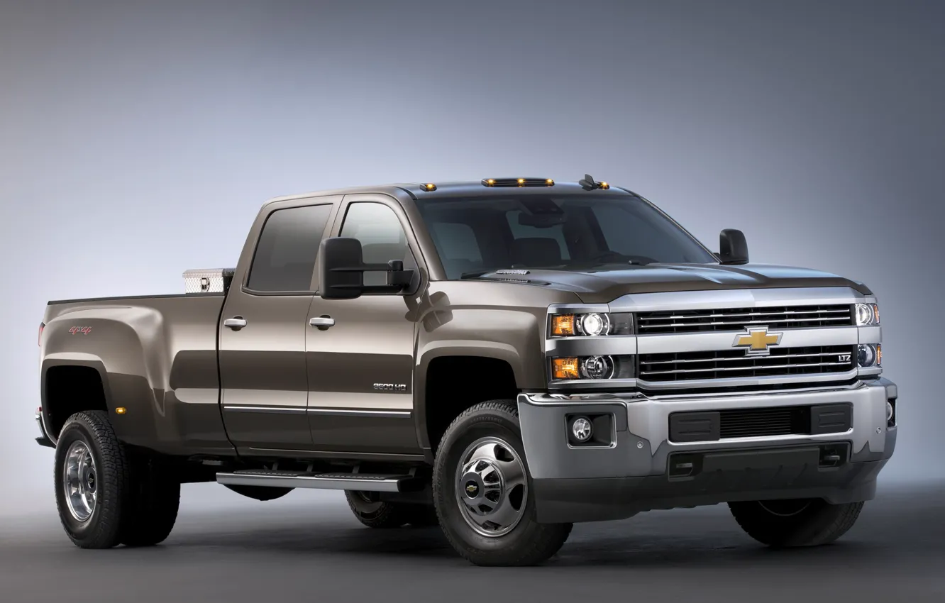 Photo wallpaper Chevrolet, Chevrolet, Crew Cab, LTZ, Silverado, 2014, silverado, GMTK2H