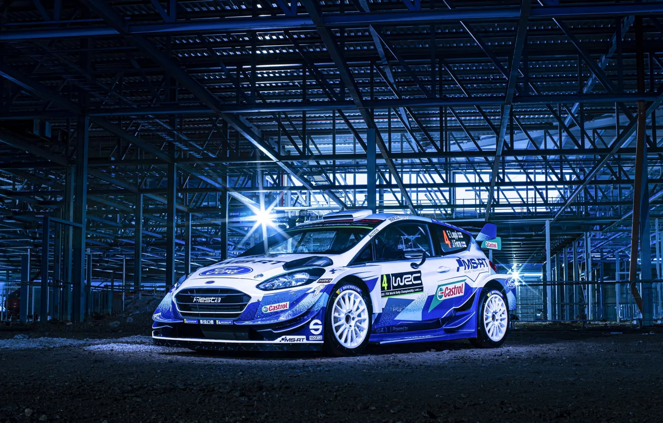 Photo wallpaper ford, rally, wrc, fiesta, m-sport, 2020