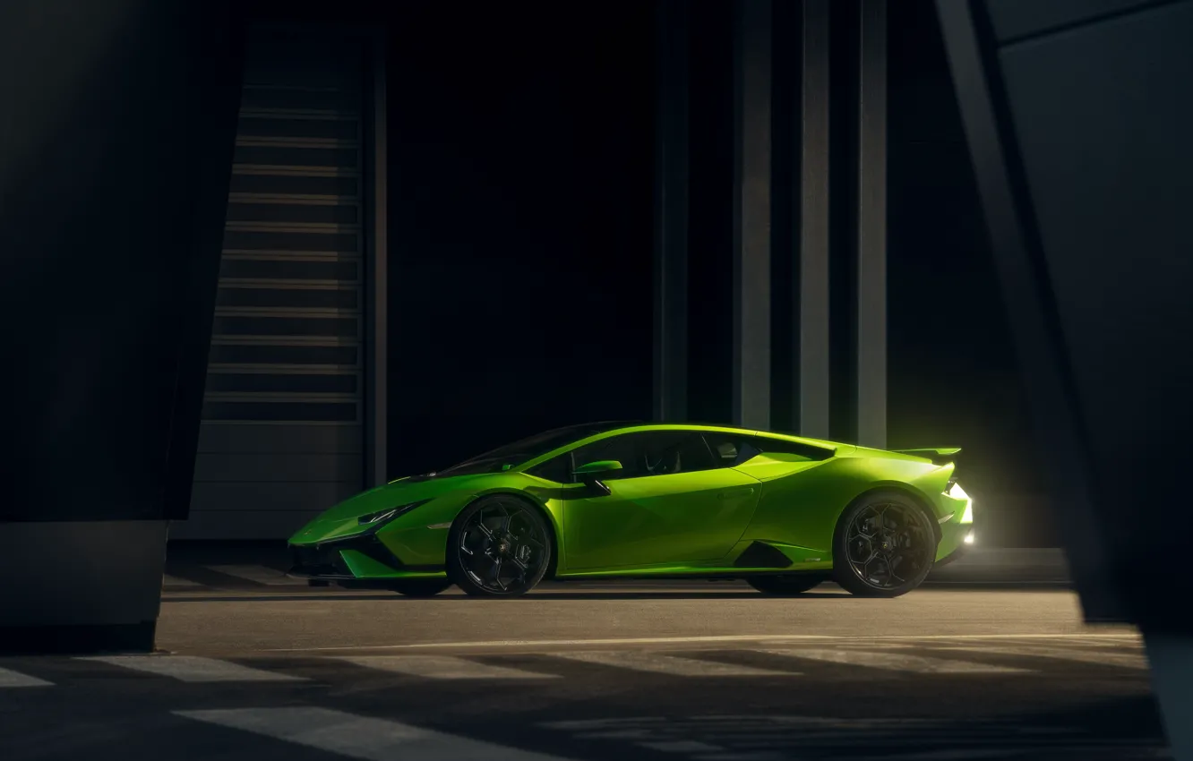 Photo wallpaper Lamborghini, Lambo, side view, Huracan, huracan, Lamborghini Huracan Tecnica