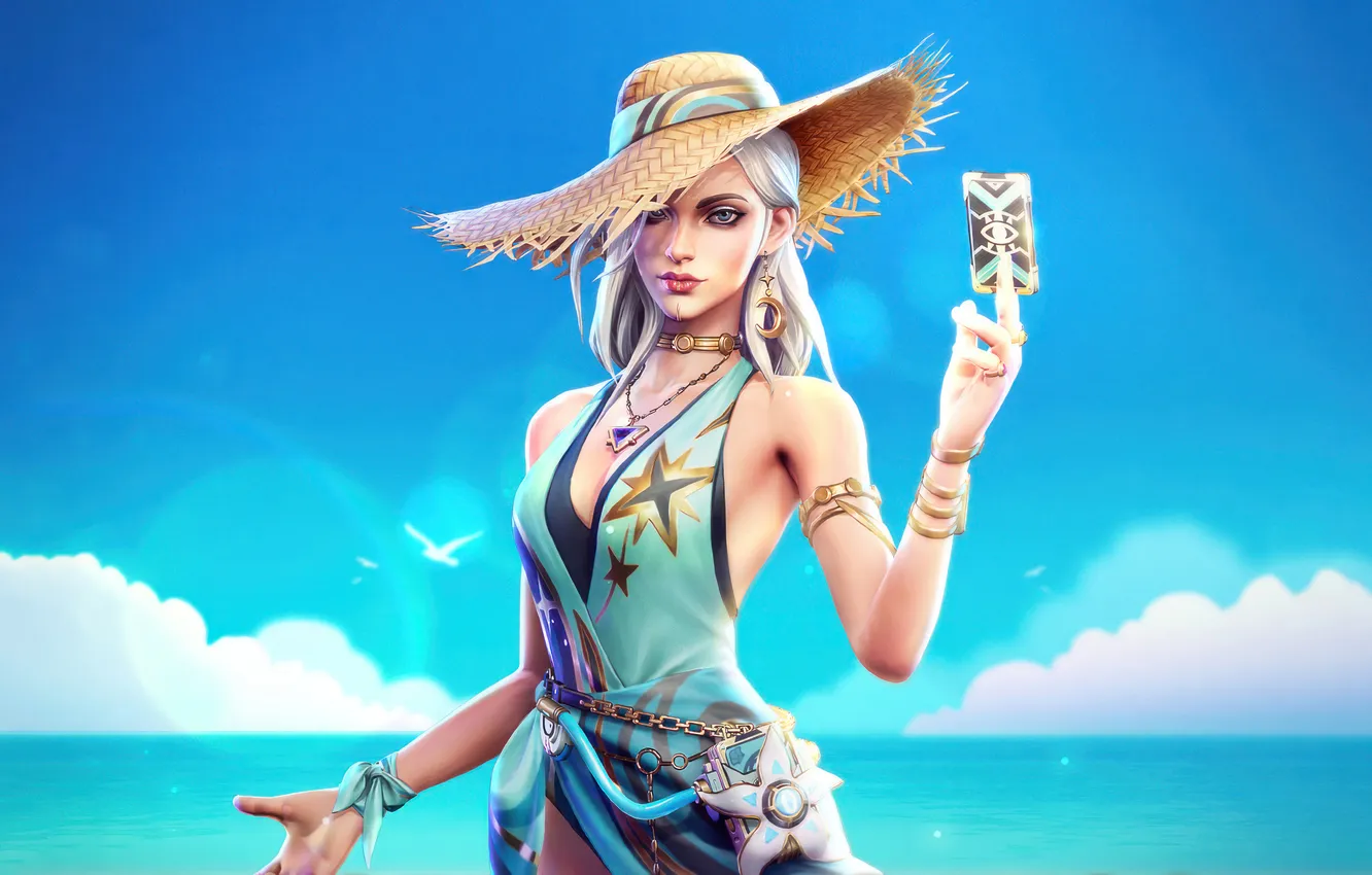 Photo wallpaper Video Game, Farlight 84, Lucinda, Rosemarys Kiss