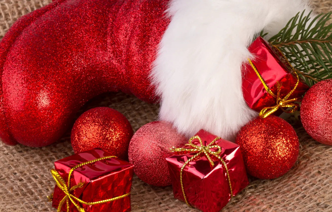 Photo wallpaper balls, decoration, holiday, new year, Christmas, Christmas, New Year