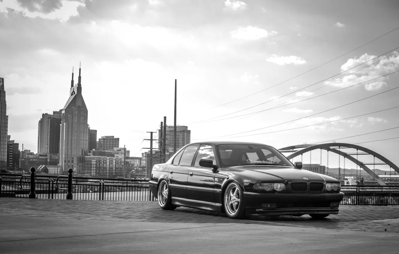 Photo wallpaper Boomer, seven, e38, bumer, bmw 740