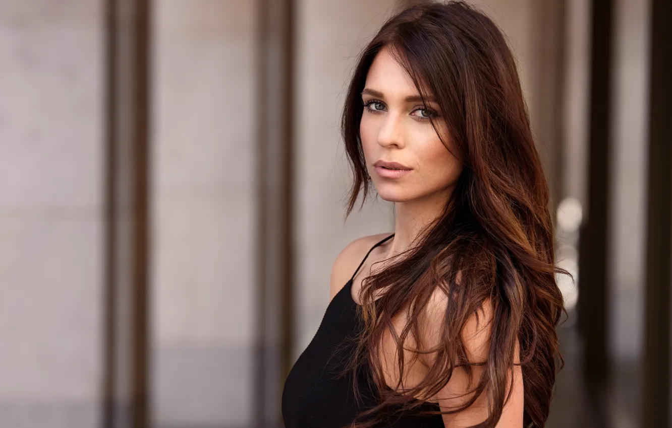 Photo wallpaper dress, style, look, hairstyle