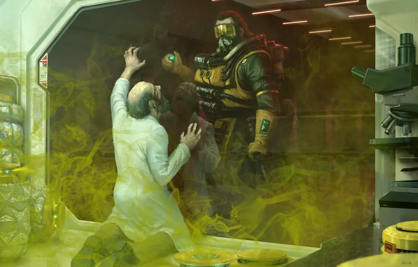 Photo wallpaper man, Dr., gas, Apex Legends