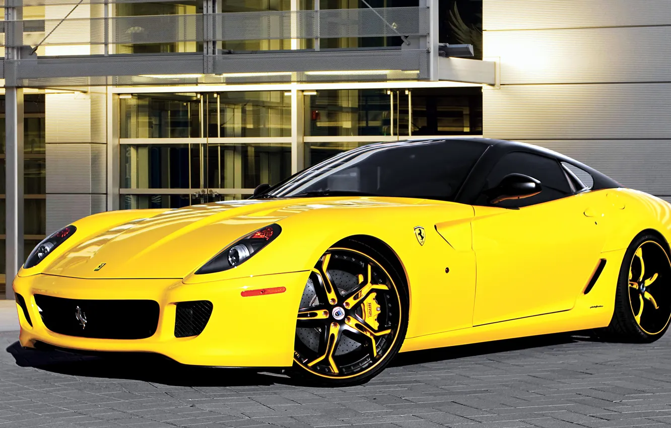 Photo wallpaper supercar, ferrari, 599, tuning, asanti