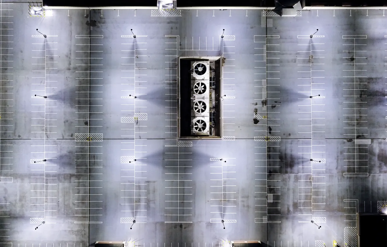 Photo wallpaper light, city, the city, lamp, lights, Parking, parking, lamp