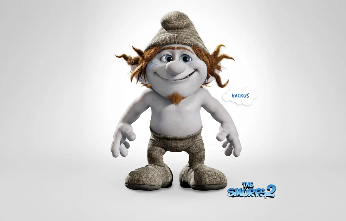 Photo wallpaper background, cartoon, movie, Animation, hackus, The Smurfs 2