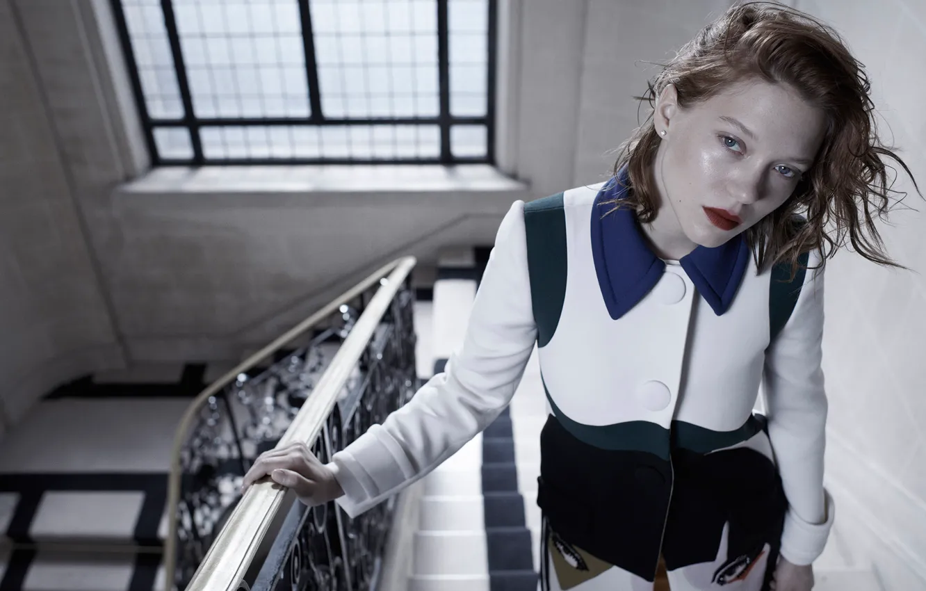 Photo wallpaper actress, photoshoot, Vogue, Lea Seydoux, Lea Seydoux