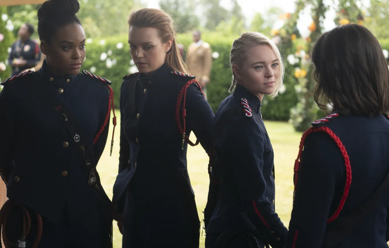 Photo wallpaper soldiers, witch, anxiety, military uniform, celebration, conspiracy, the front, Motherland: Fort Salem